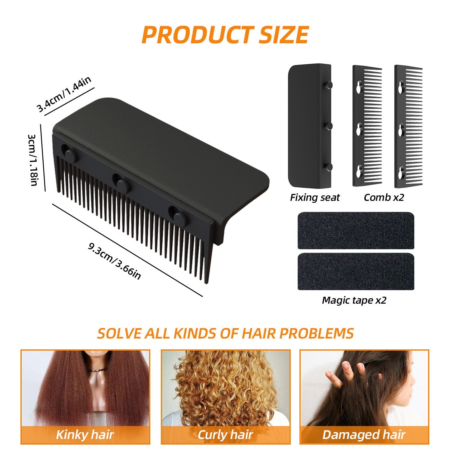Glidex™ Pro Comb — Turn Any Straightener into a Time-Saving Shine Machine 8