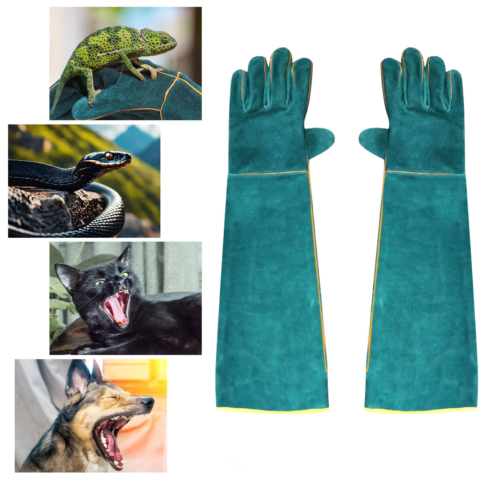 Gloves with bite protection 0