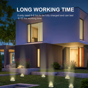 Ground-Embedded Solar Lights | Stainless Steel Solar Garden Lights | Solar Lights Outdoor | LED Pathway Lighting | Weatherproof Landscape Lights - Zardee-3