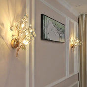 SylvanGlow Nature Inspired LED Wall Lamp With Delicately Crafted Metal Branch And Soft Ambient Glow