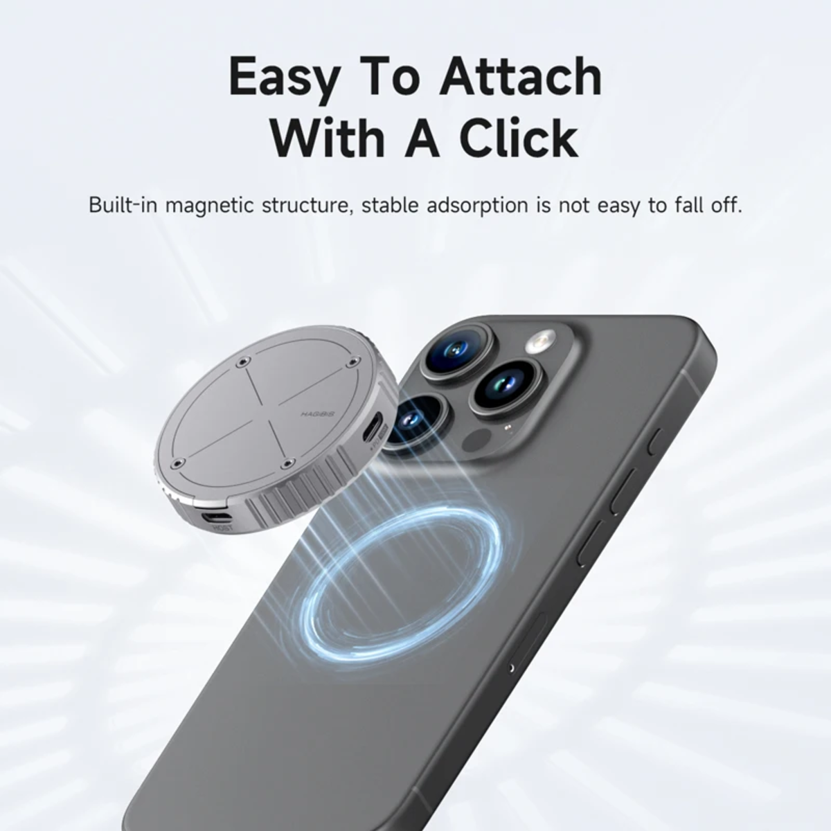 Magnetisk kabinet til SSD til iPhone 15 Pro Max ProRes NovaBook iPad Pro Android-kompatibel