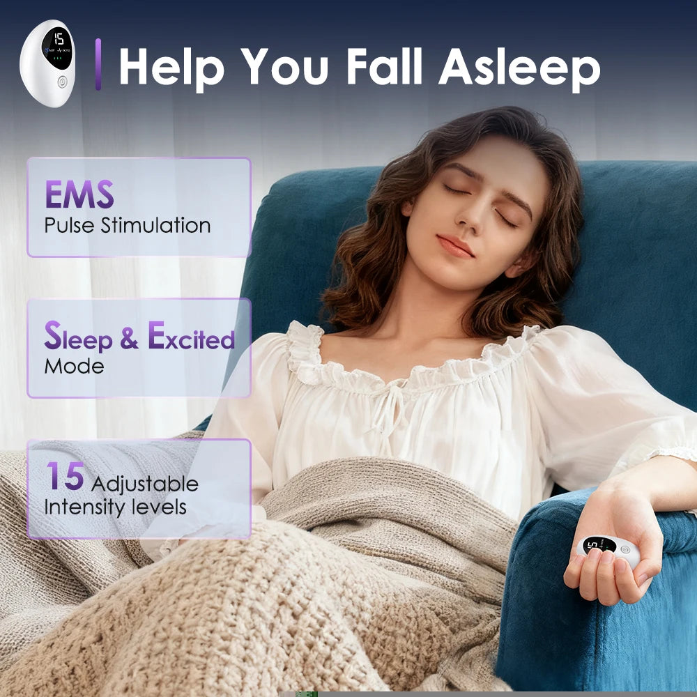 Handheld Sleep Aid Device with Pulse Stimulation Intelligent Sleep Instrument for Anxiety And Insomnia Relief Nerve Soothing 2