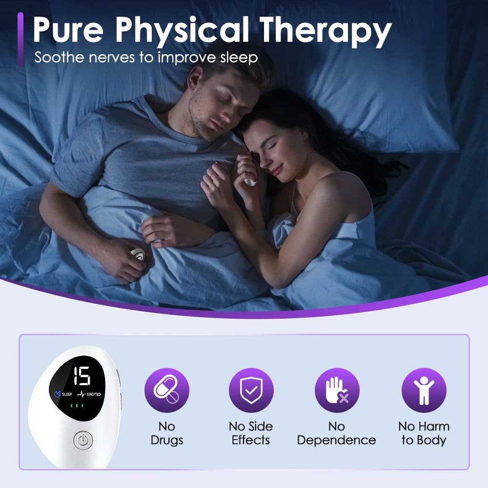 Handheld Sleep Aid Device with Pulse Stimulation Intelligent Sleep Instrument for Anxiety And Insomnia Relief Nerve Soothing 3