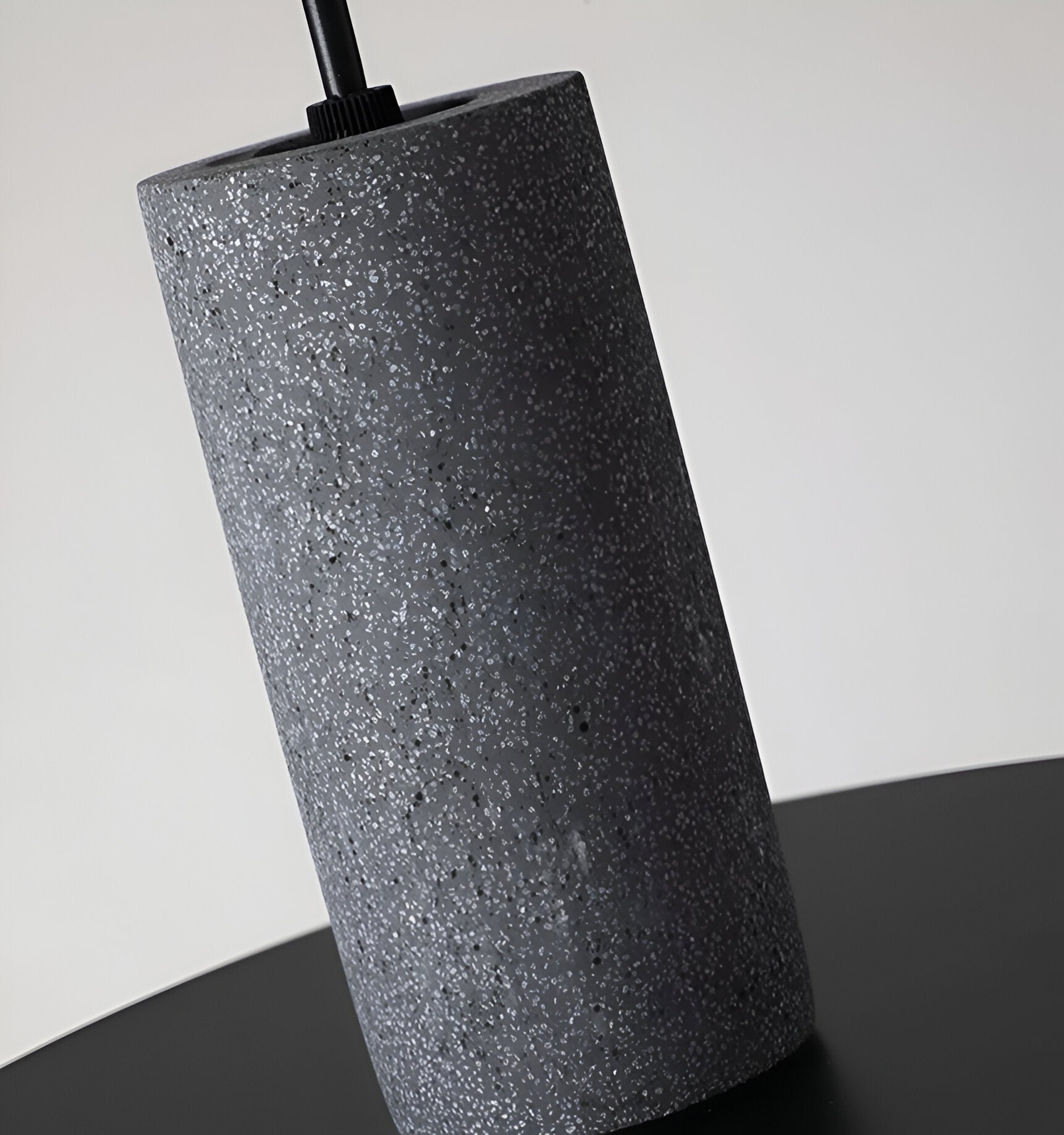 Lámpara Colgante Rústica de Piedra