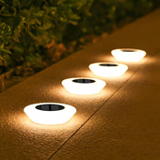 Runde LED-sti-lys med solenergi til udendørs haver og gangstier langs kanter og indkørsler