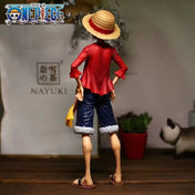 Hot 28cm  One Piece Anime Figure Confident Smiley Luffy Three Form Face Changing Doll Action Figurine Model Toys  Kits 3