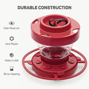 Hummingbird Feeders with Bee Proof Design and Perch 5