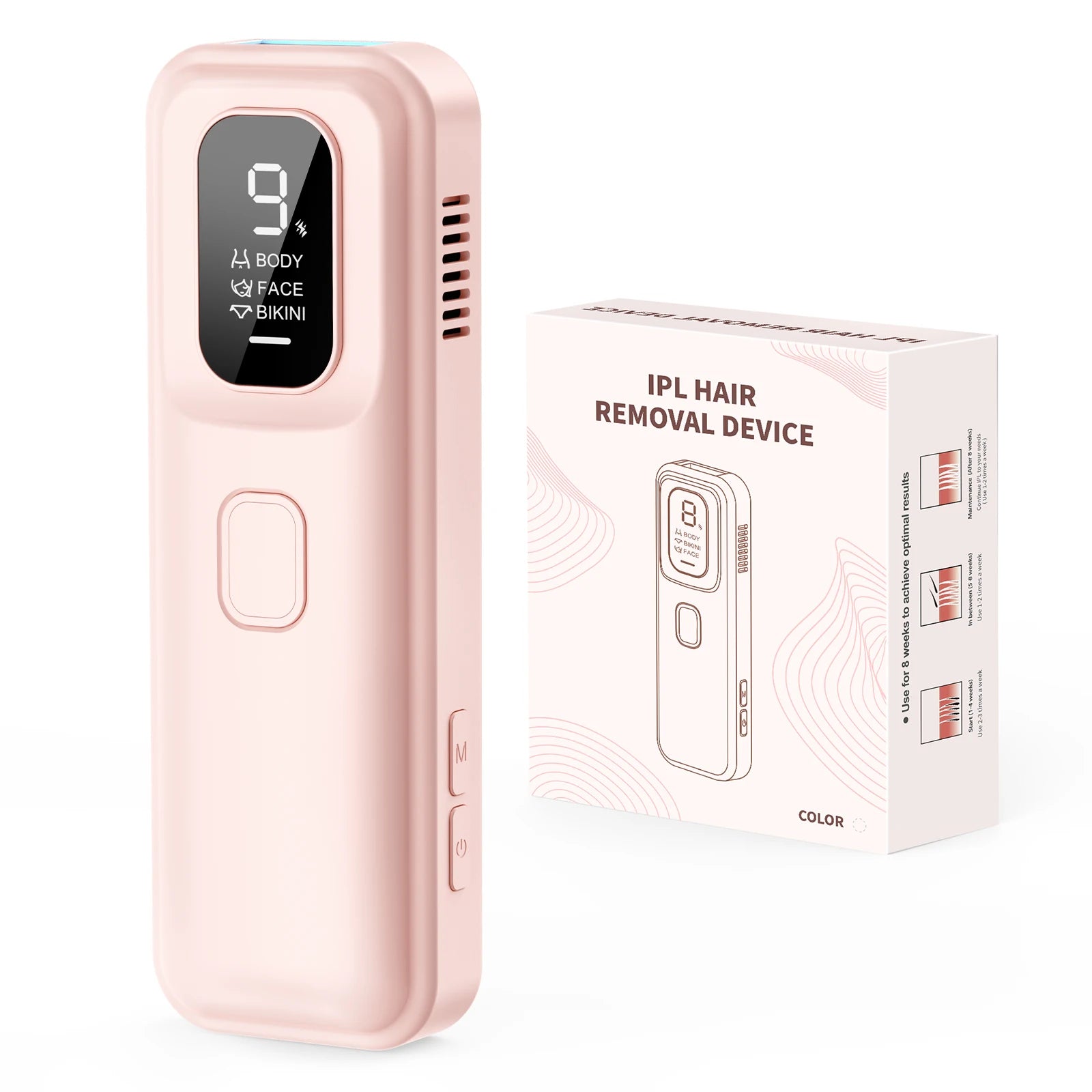 IPL Laser Hair Removal Device Ice-Cooling 3 in 1 Painless 16J Photoepilator Permanent Whole Body Home Treament For Men and Women 8