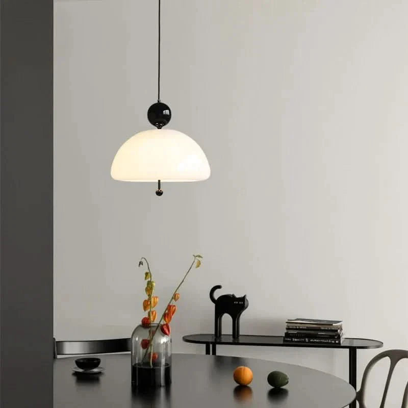 Medieval Inspired French Glass Hanging Pendant Light In Retro Style Design For Elegant Interiors