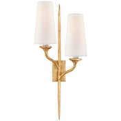 Variant image for Iberia Wall Sconce | Elegant Indoor Wall Lights | Organic Design Wall Lamp | Aged Brass Light Fixture | Dimmable LED Compatible - Zardee-3