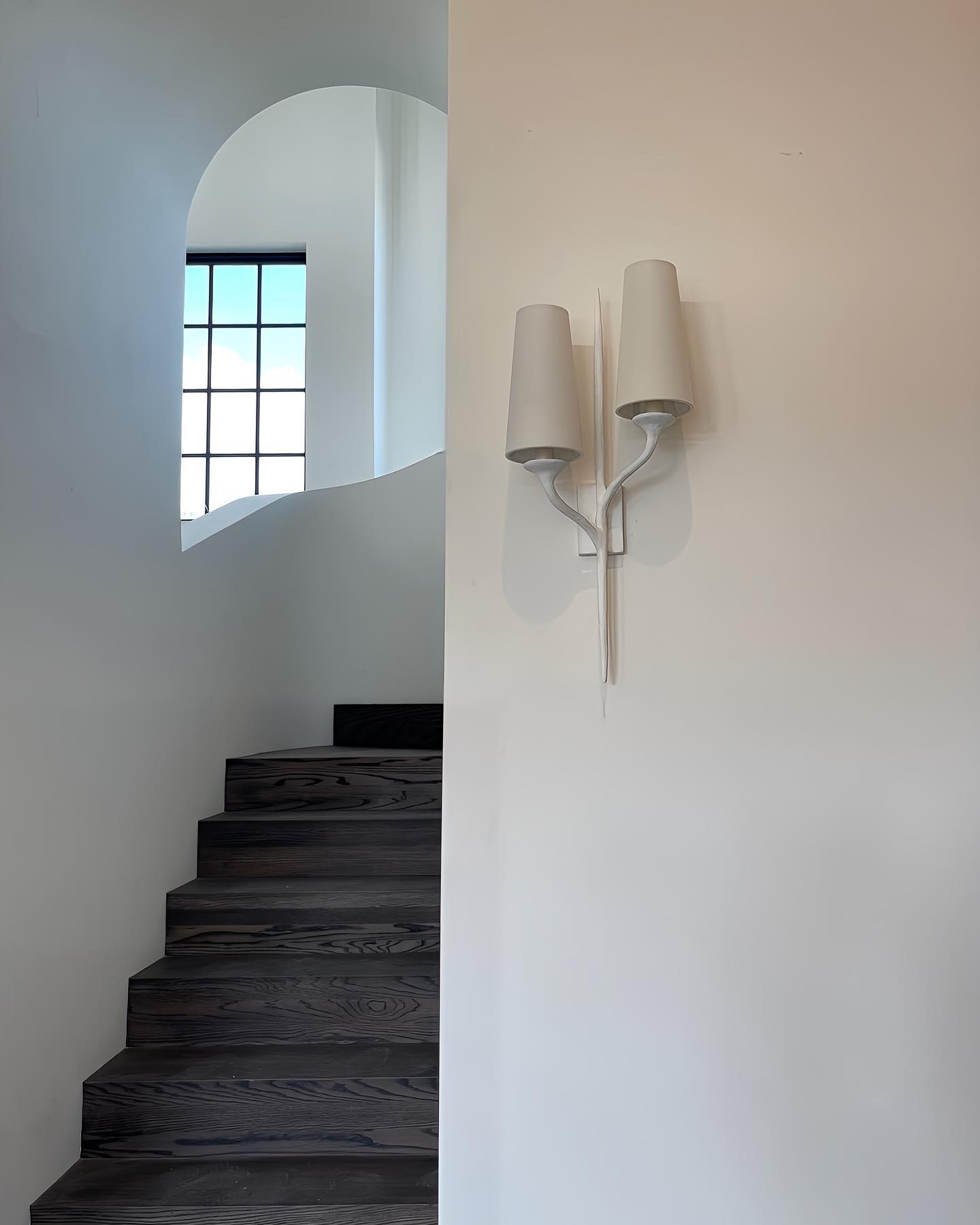 Iberia Wall Sconce | Elegant Indoor Wall Lights | Organic Design Wall Lamp | Aged Brass Light Fixture | Dimmable LED Compatible - Zardee 6