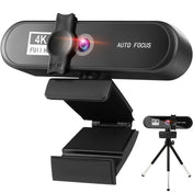 Northcrest Tech 4K konferencia PC webkamera beépített autofókusszal, mikrofonnal és adatvédelmi takarással