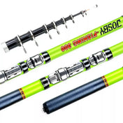 JOSBY Carbon Fiber Spinning Fishing Rod Telescopic Mini Pole 3M 2.7M 2.4M 2.1M 1.8M 1.5M Fish Gear Tackle High Quality 6