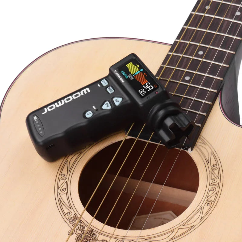 JOWOOM T2 Multi-functional Smart Guitar Tuner Peg String Winder for Guitar Ukulele Chromatic Tuning Built-in Rechargeable 1