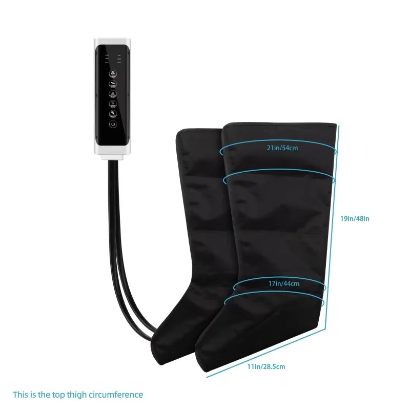 JinKairui Electric Pneumatic Leg Massager Extended Version for Deep Relaxation of Thighs, Calves and Feet with Remote Control 7