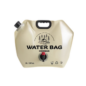 Sac de stockage d'eau pliable 8L avec robinet pour hydratation en extérieur lors de randonnées, camping et trekking