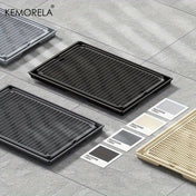 KEMORELA EXtra Large Stainless Steel Cat Litter Box with Lid - Enclosed LitterPan High-Sided Resistant Leak-Proof Cat Litter Mat 1