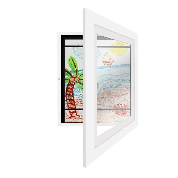 Kids Artwork Frame with Storage for 150 Drawings 0