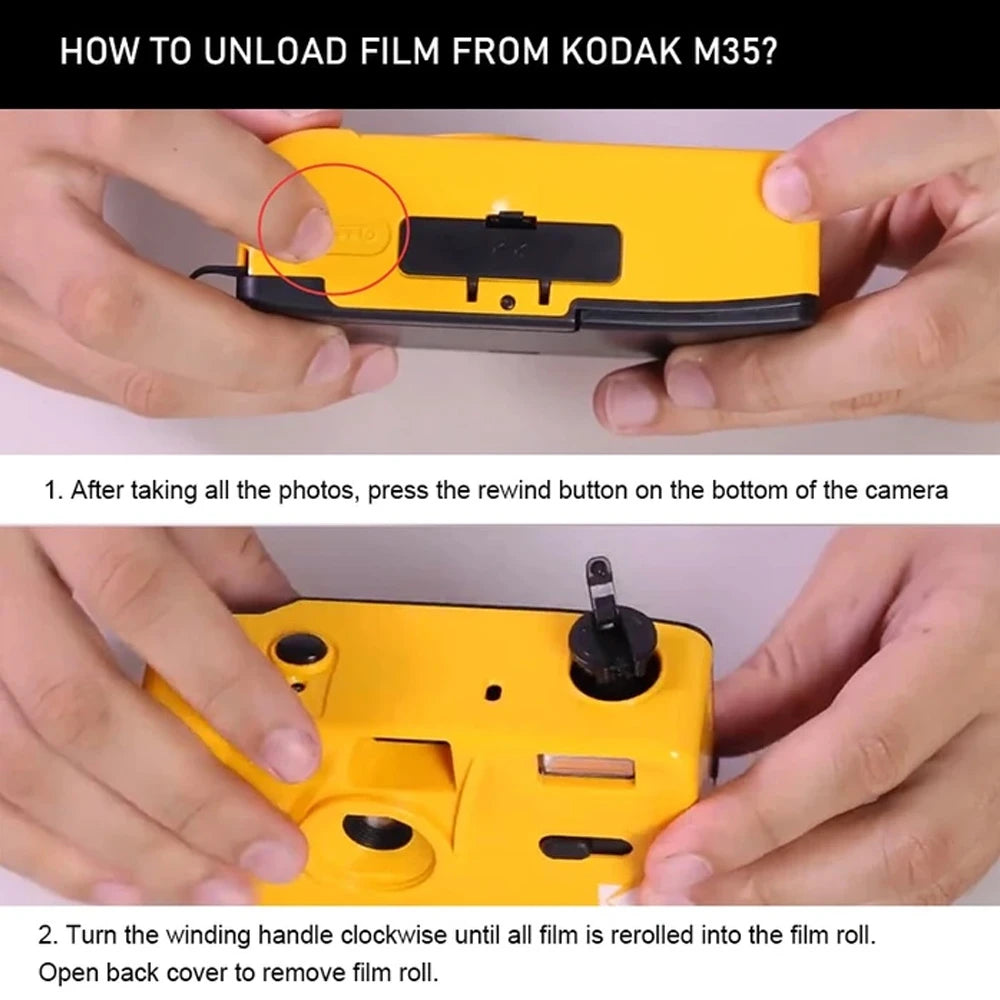 Kodak M35 Film Camera Non-Disposable Original Retro Film Machine Manual Replaceable Reusable Film Camera With Flash Function 2