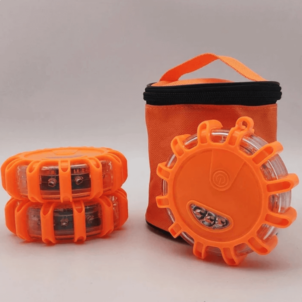 LED Emergency Road Flares | Compact Safety Beacons with Multiple Flashing Modes 1