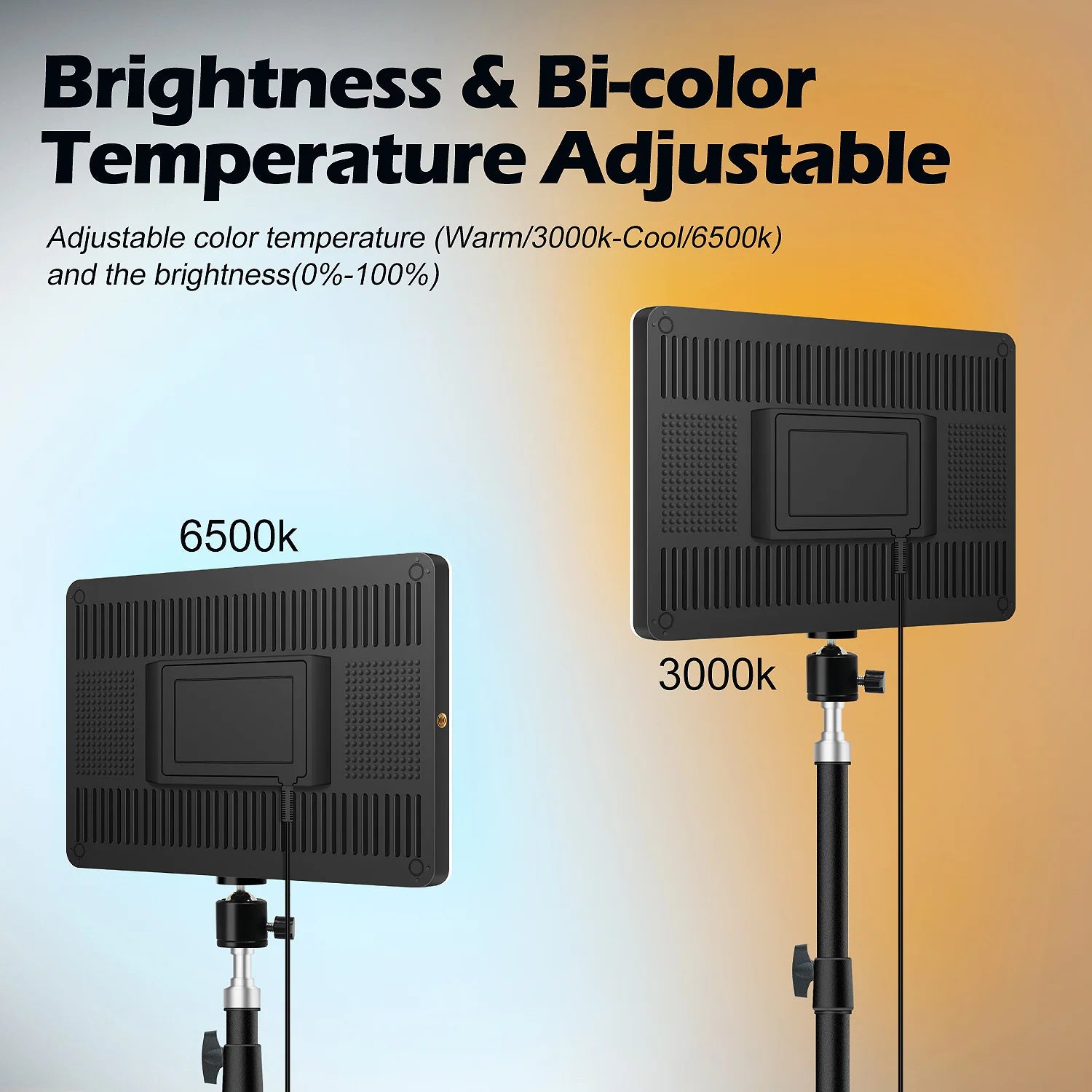 LED Video Lights Conference Photography Lighting Selfie Light Photo Studio Lamp With Tripod for Shoot Live Streaming TikTok Zoom 2