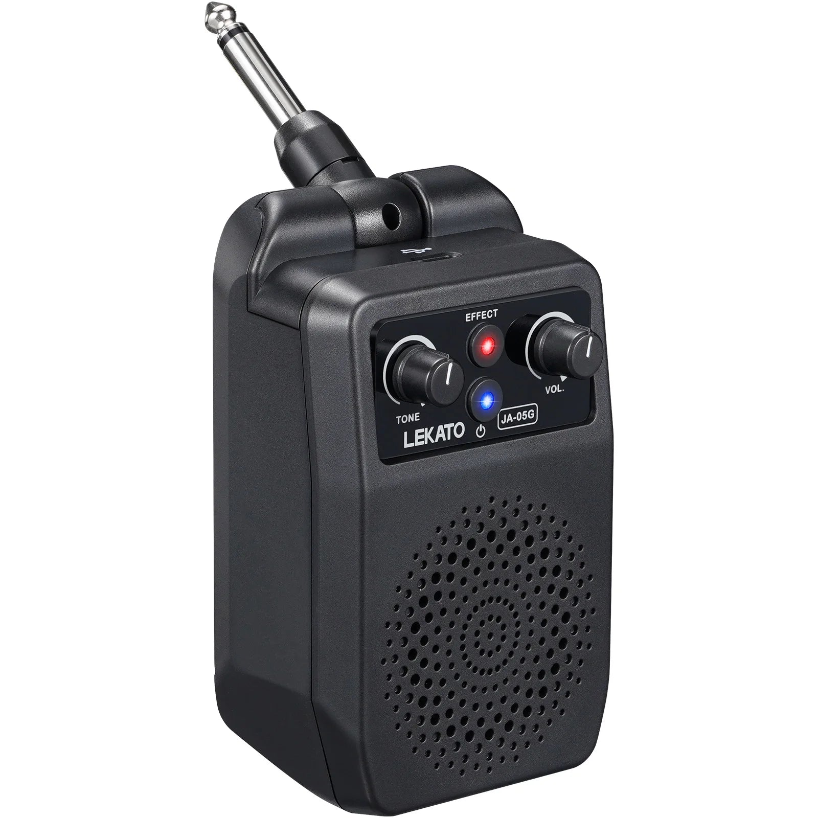 LEKATO Electric Guitars Amplifier Guitar Speaker Voice Adjustment Portable Plug-in Speaker Clean Distortion Overdrive Reverb 3