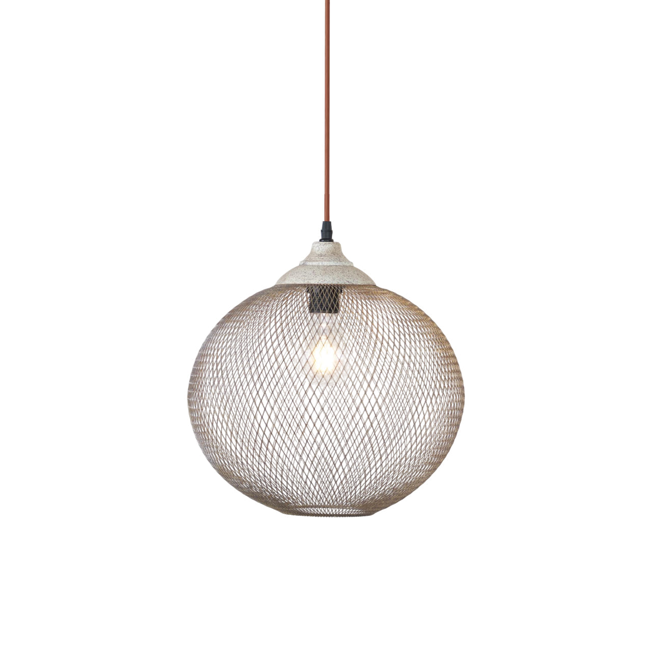 Variant image for Industrial Pendant Light | Kitchen Pendant Lighting | Adjustable Hanging Light | Pendant Lighting for Kitchen Island | Mesh Shade Fixture - Zardee-2