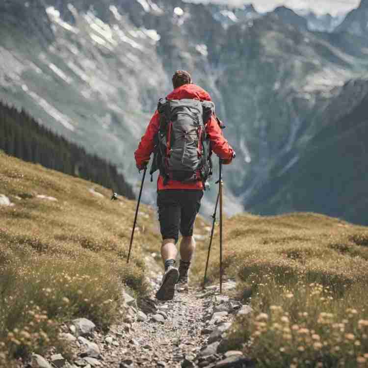 Lightweight Carbon Fiber Hiking Poles | Adjustable Walking Sticks for All-Terrain Adventures 1