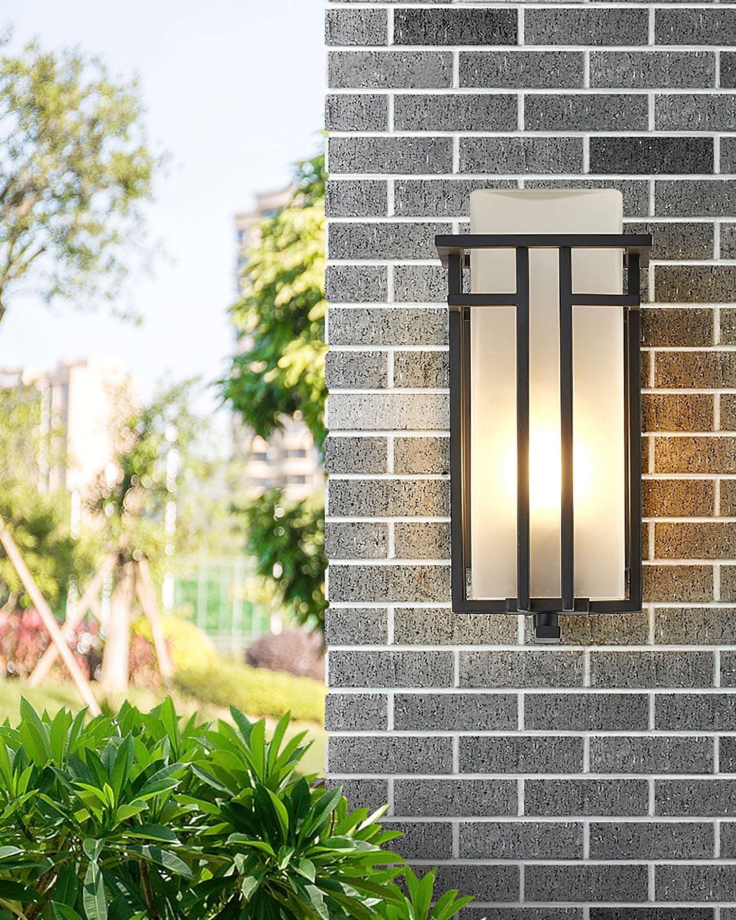 Outdoor Wall Lamp Waterproof | Black Outdoor Lights | Vintage Exterior Wall Sconce | Durable Outdoor Wall Lantern | LED Iron Light Fixture - Zardee-6