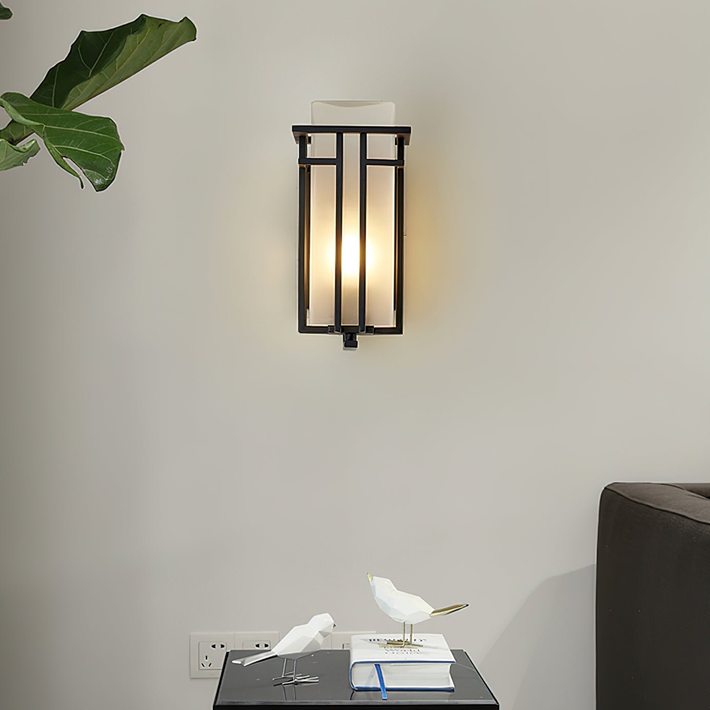Outdoor Wall Lamp Waterproof | Black Outdoor Lights | Vintage Exterior Wall Sconce | Durable Outdoor Wall Lantern | LED Iron Light Fixture - Zardee-4
