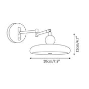 Contemporary Swing Arm LED Wall Light
