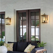 Outdoor Wall Lamp Vintage Birdcage | Waterproof Exterior Wall Lights | Stylish Outdoor Wall Lantern | Durable Black Outdoor Lights | Elegant Garden Lighting - Zardee-5