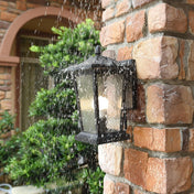 Outdoor Wall Lamp Vintage Birdcage | Waterproof Exterior Wall Lights | Stylish Outdoor Wall Lantern | Durable Black Outdoor Lights | Elegant Garden Lighting - Zardee-4