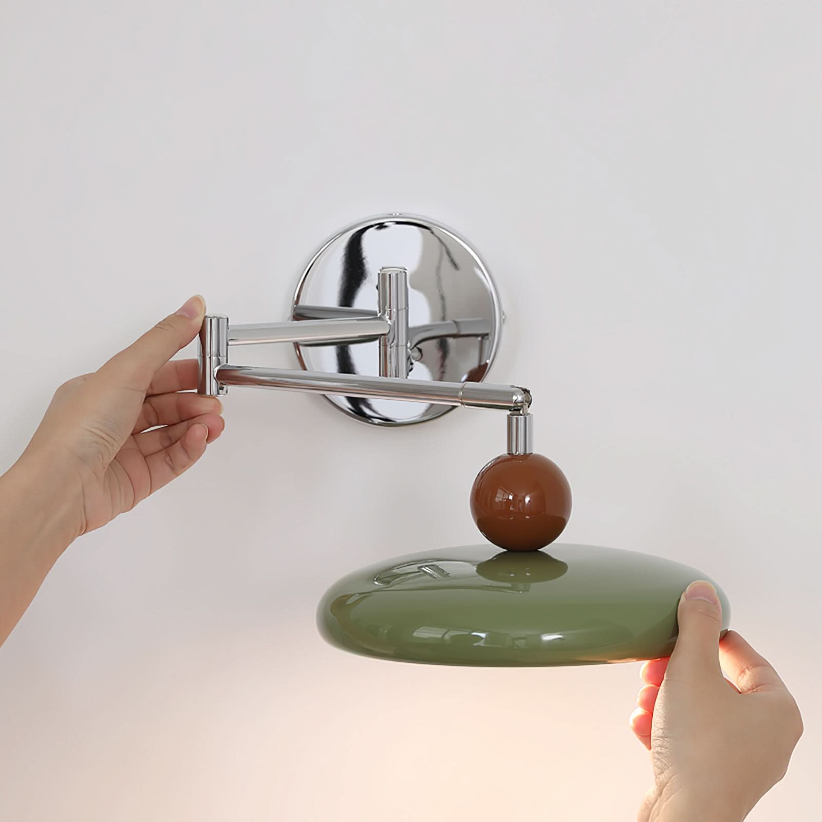 Contemporary Swing Arm LED Wall Light