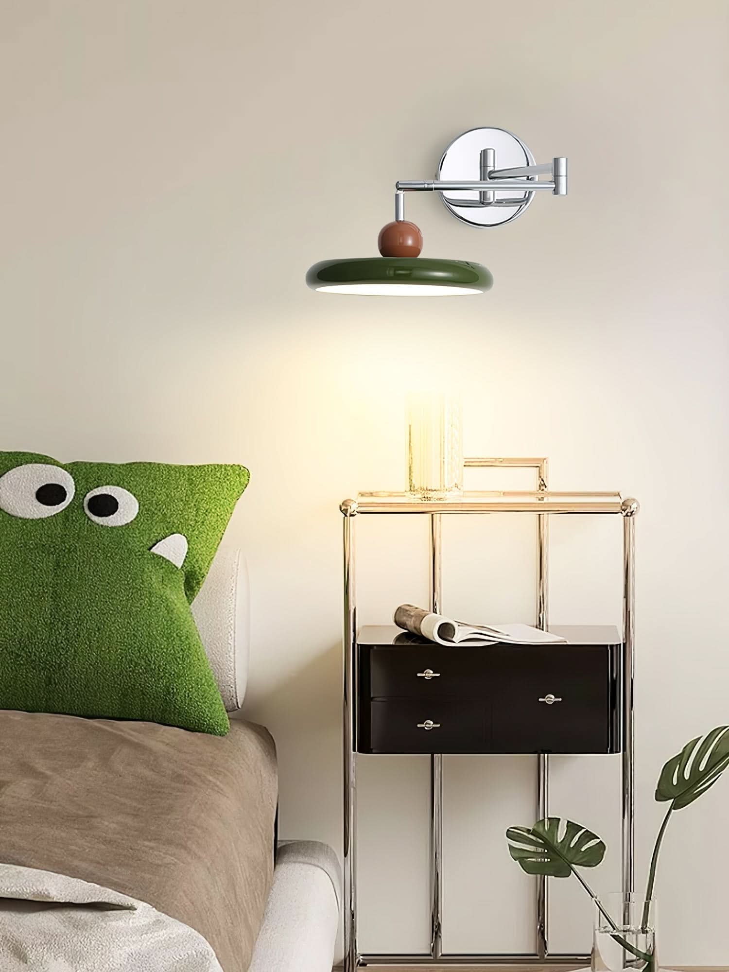 Contemporary Swing Arm LED Wall Light