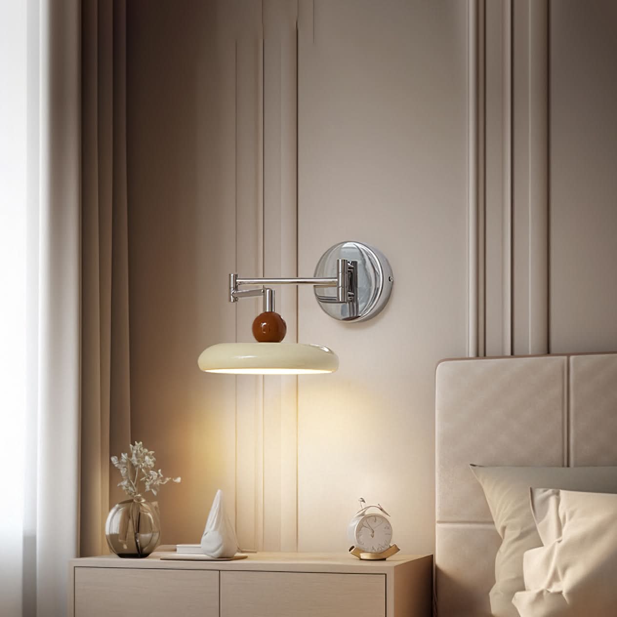 Contemporary Swing Arm LED Wall Light