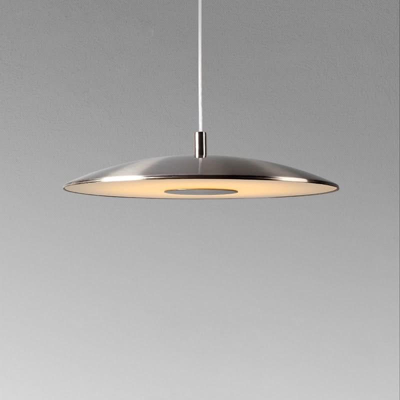 Modern Iron Nickel LED Pendant Light Nordic Ceiling Lamp With Sleek Nordic Design For Contemporary Homes