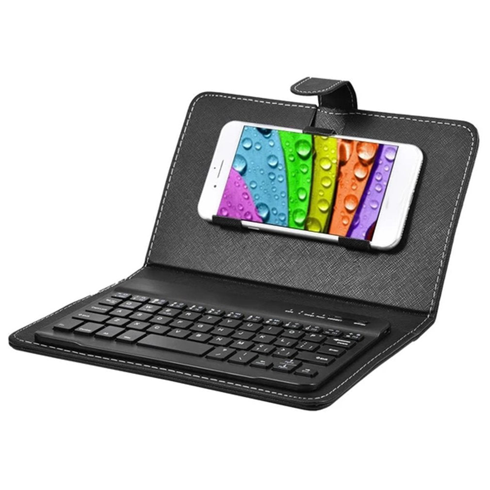 Mobiltelefon Bluetooth Tastatur Etui og Beskyttelsescover til Smartphones, Bærbart Skrivetilbehør