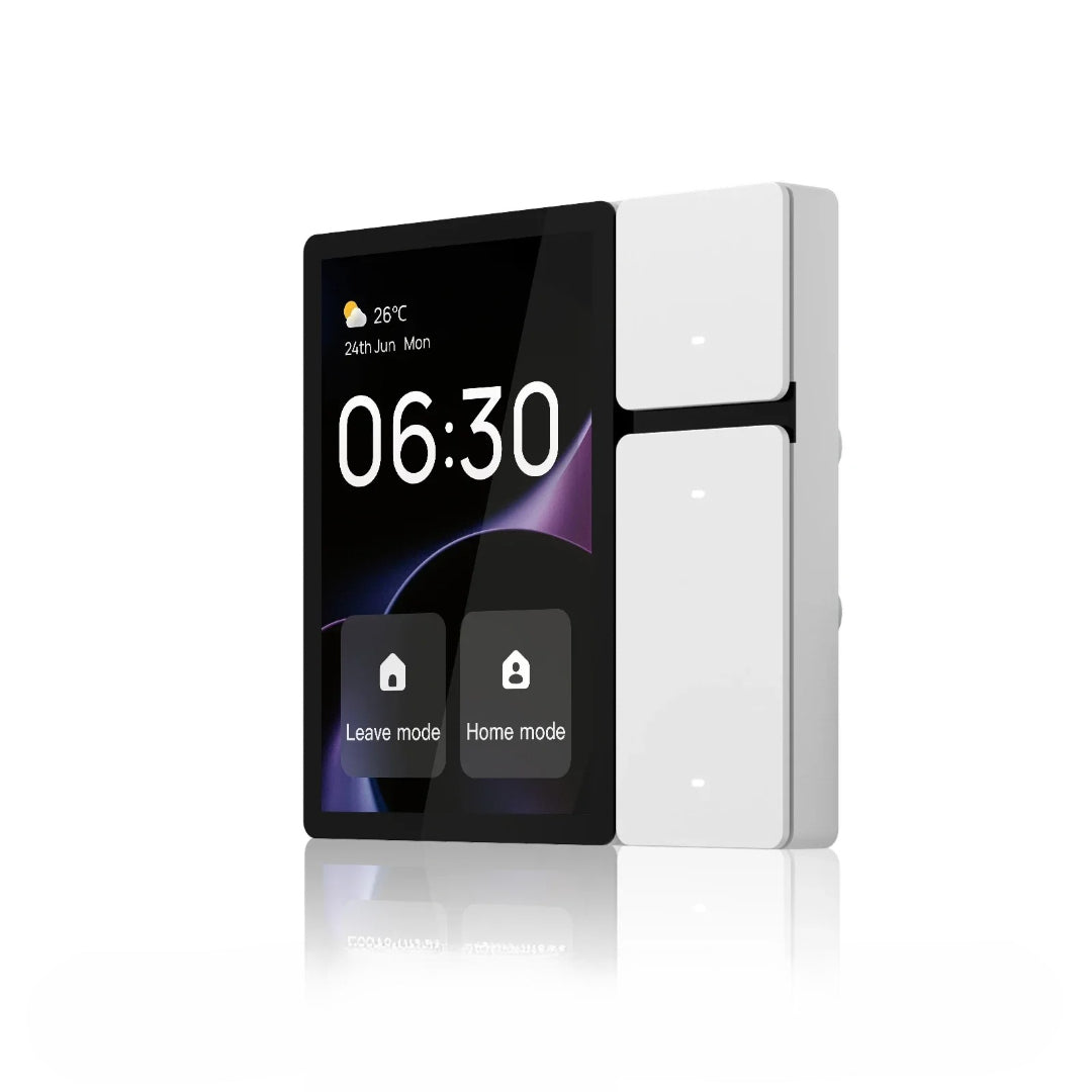 NovaLink WiFi Smart kontrolpanel 3,5 tommer touchskærm med 3 relæer og knapper IR-fjernbetjening Bluetooth Sigmesh Hub hjemmeautomatisering