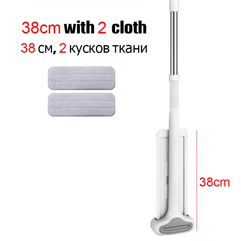 Magic Self-Cleaning Squeeze Mop Microfiber Spin And Go Flat Mop For Washing Floor Home Cleaning Tool Bathroom Accessories Set 7
