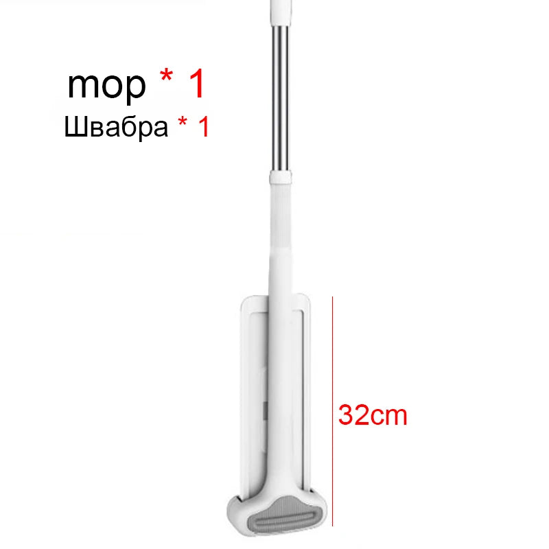 Magic Self-Cleaning Squeeze Mop Microfiber Spin And Go Flat Mop For Washing Floor Home Cleaning Tool Bathroom Accessories Set 9