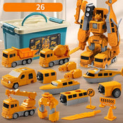 Magnetic Transform Engineering Car Toy 0