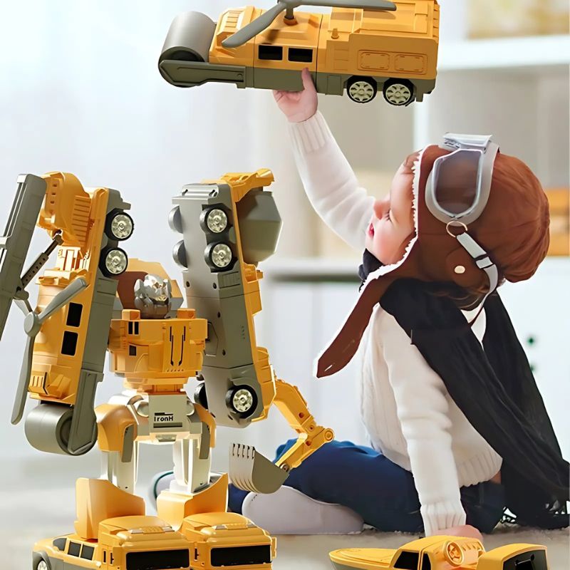 Magnetic Transform Engineering Car Toy 2
