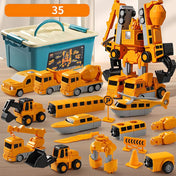 Magnetic Transform Engineering Car Toy 3