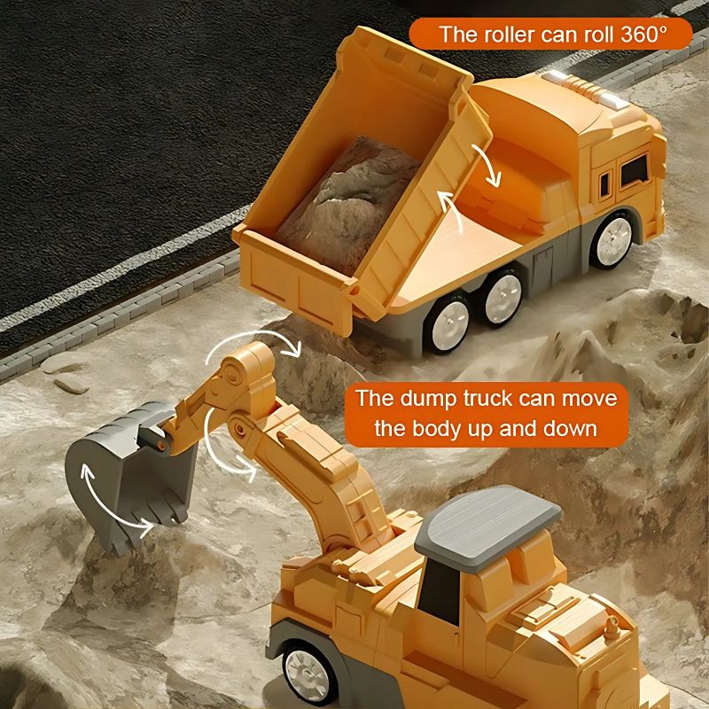 Magnetic Transform Engineering Car Toy 7