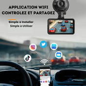 Marcherelle™ – Car Dashboard Camera 4K – Night Vision, Wireless Network & 24-Hour Parking Monitoring 4