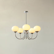 Variant image for Elegant Ceiling Lamp | Adjustable Height Light Fixture | Retro Dining Room Lights | Luxurious Glass Pendant Lights | Modern Ceiling Light - Zardee-11