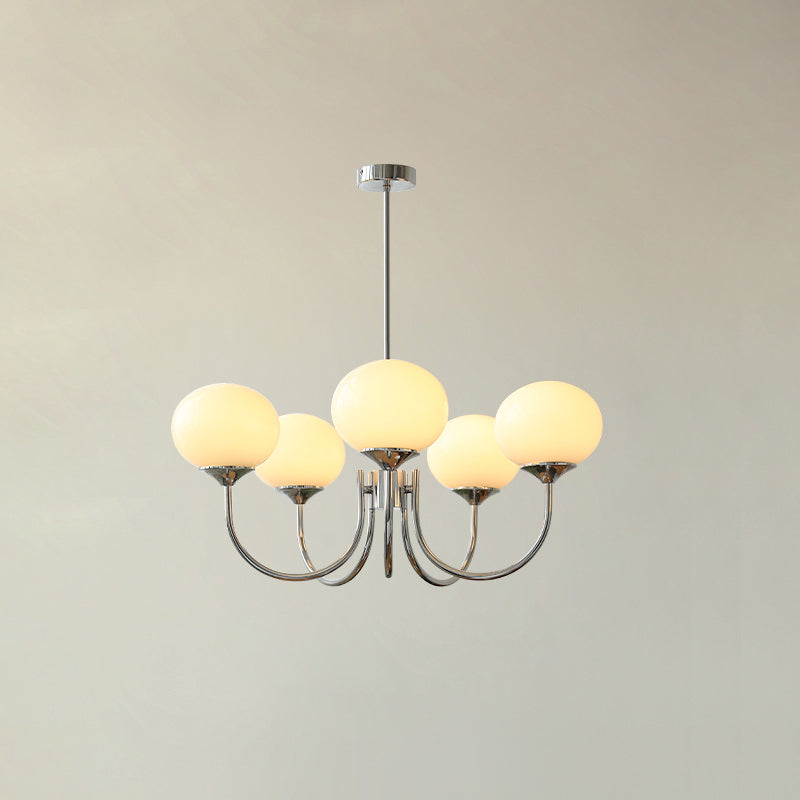 Variant image for Elegant Ceiling Lamp | Adjustable Height Light Fixture | Retro Dining Room Lights | Luxurious Glass Pendant Lights | Modern Ceiling Light - Zardee-11