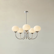 Variant image for Elegant Ceiling Lamp | Adjustable Height Light Fixture | Retro Dining Room Lights | Luxurious Glass Pendant Lights | Modern Ceiling Light - Zardee-12