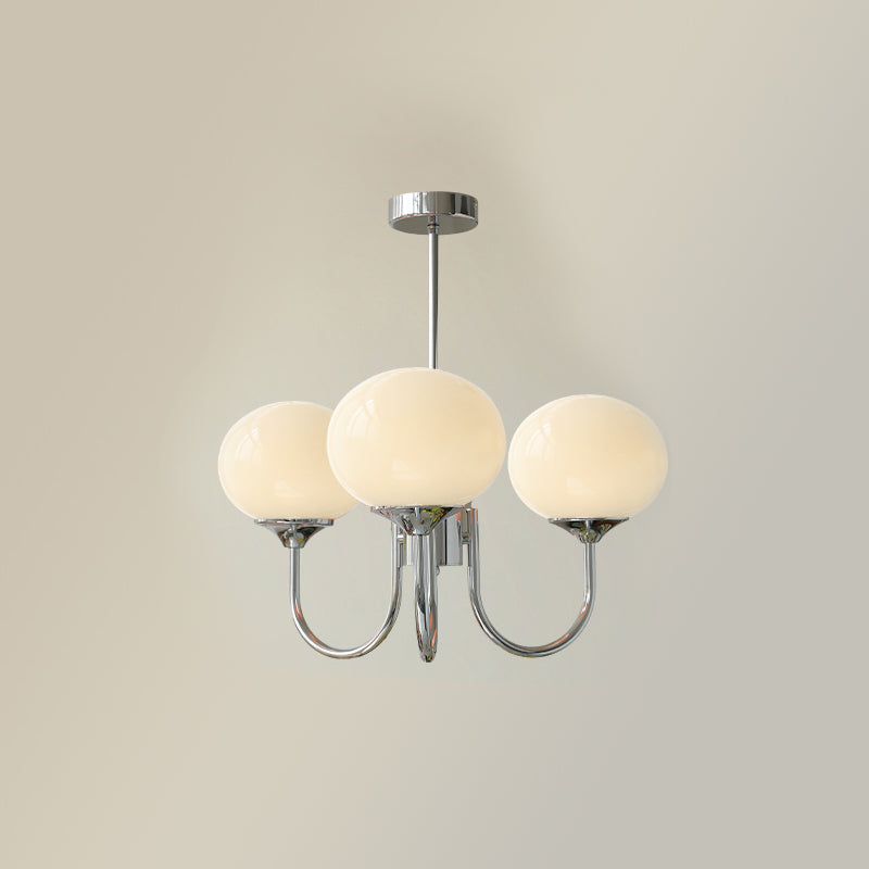 Variant image for Elegant Ceiling Lamp | Adjustable Height Light Fixture | Retro Dining Room Lights | Luxurious Glass Pendant Lights | Modern Ceiling Light - Zardee-6
